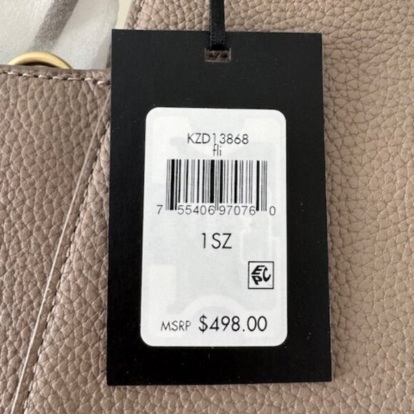 NWT DKNY Large Effortless Tote Bag Flint Gray (Beige) Color - Picture 4 of 9